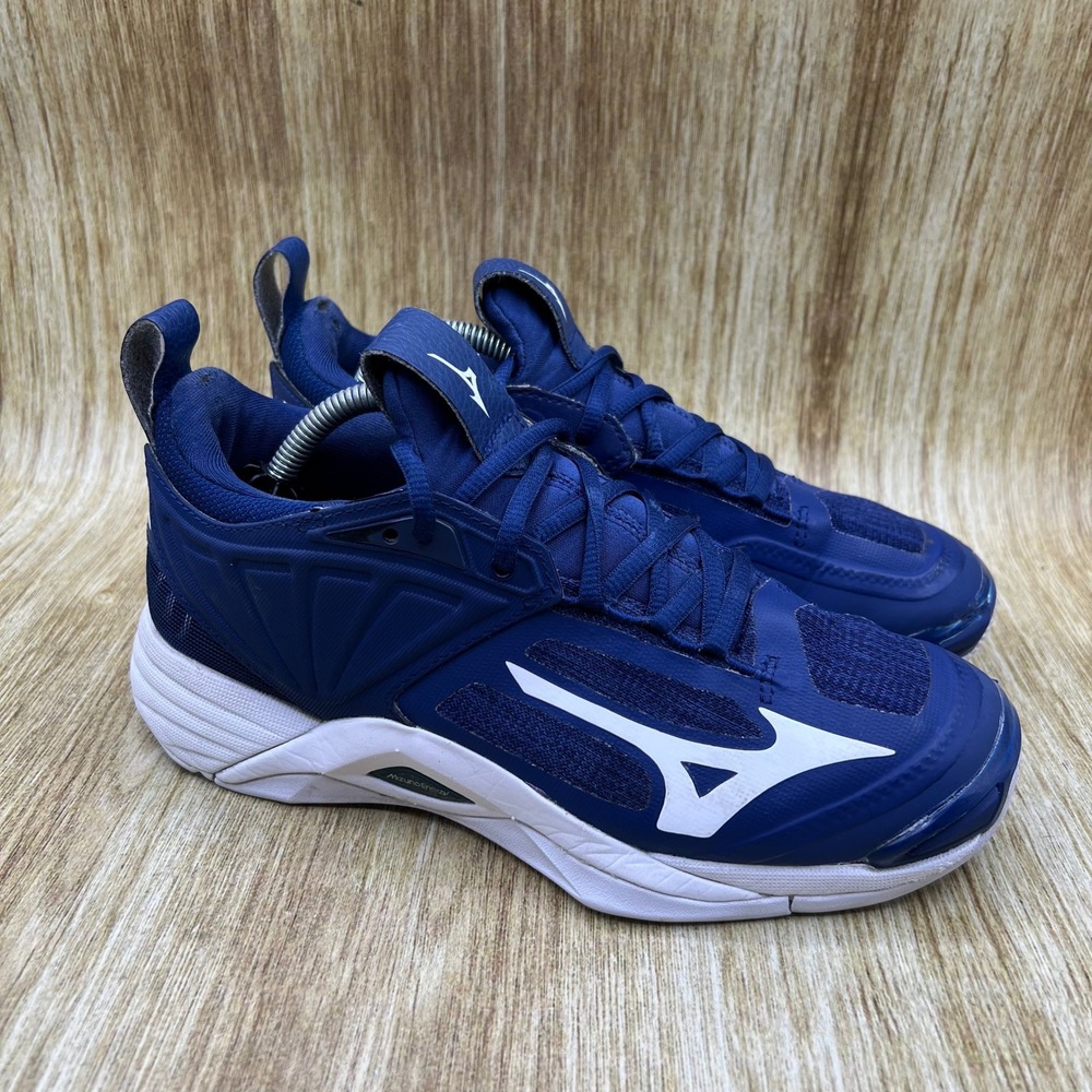 Mizuno Wave Momentum 2 Women's Size 7 Volleyball Shoes Blue White V1GC211212